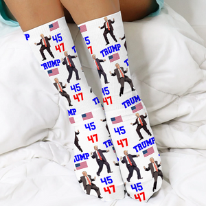 Trump - Embrace Success with a Little Bit of Crazy Socks N369 HA75 64088