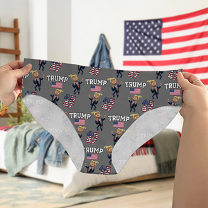 Patriotic Trump 2024 45th & 47th President's Legacy MAGA Underwear for Women HA75 67176