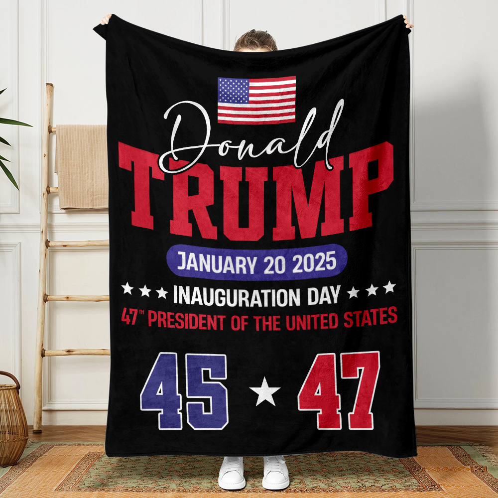 Trump Inauguration Bring Back The Greatness Of America 2025 Blanket LM32 65121