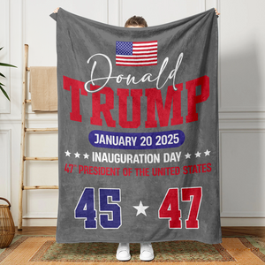 Trump Inauguration Bring Back The Greatness Of America 2025 Blanket LM32 65121