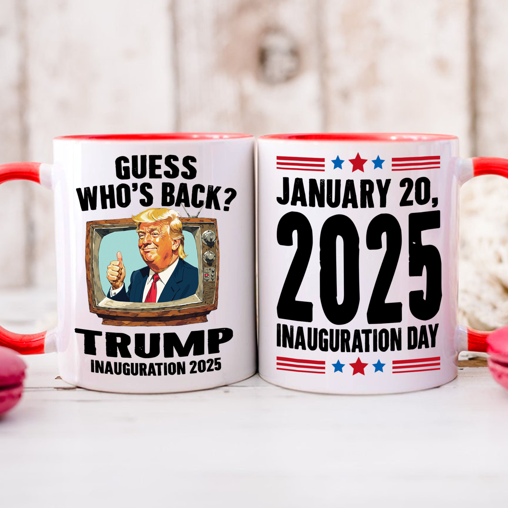 Trump President 47th Inauguration Day 2025 Accent Mug Funny Trump Supporters Gift CH07 67242