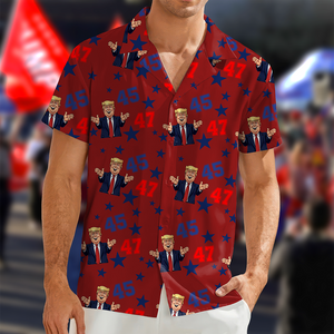 Funny Trump 45 47 Hawaii Shirt Gift For Trump Supporters HA75 64272