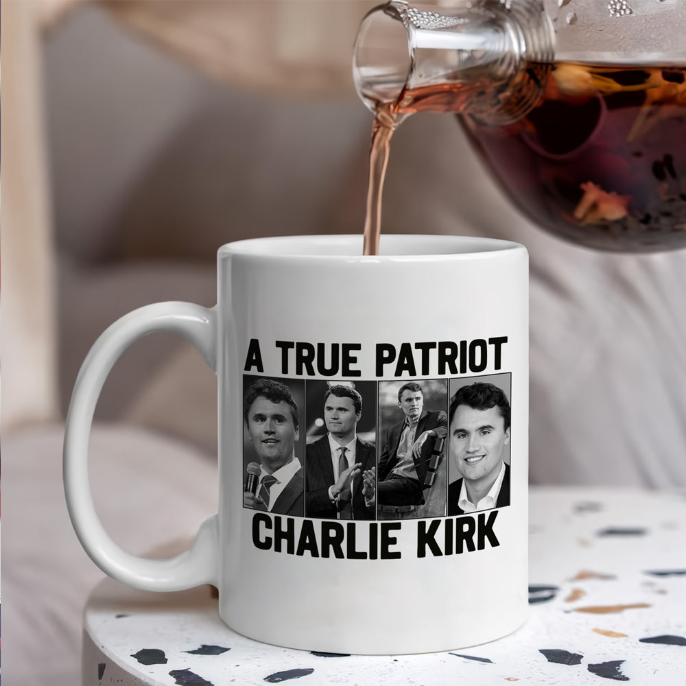 Justice for Charlie Kirk - Prayers Up for Charlie White Mug HA75 64488