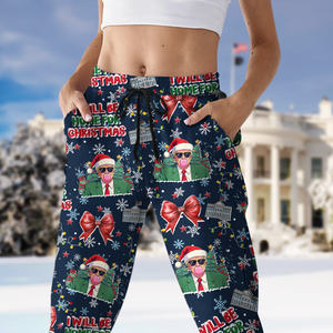 Coquette Bow Trump Sweatpants Christmas Gift For Trump Lovers HA75 64098