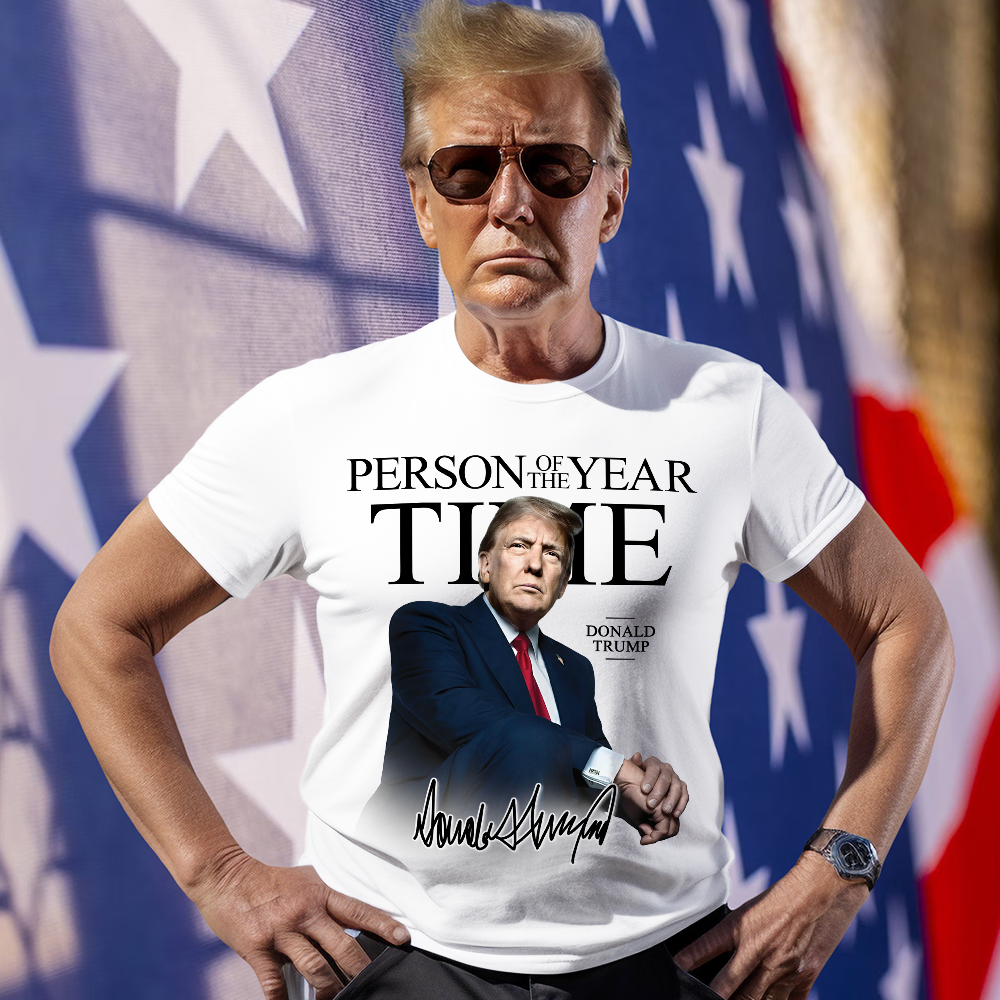 Trump's Time Person of the Year Bright Shirt HA75 64204