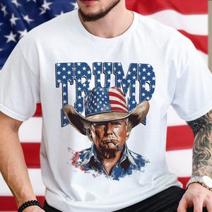 Western Trump Retro USA 4th of July Bright Shirt HO82 65724
