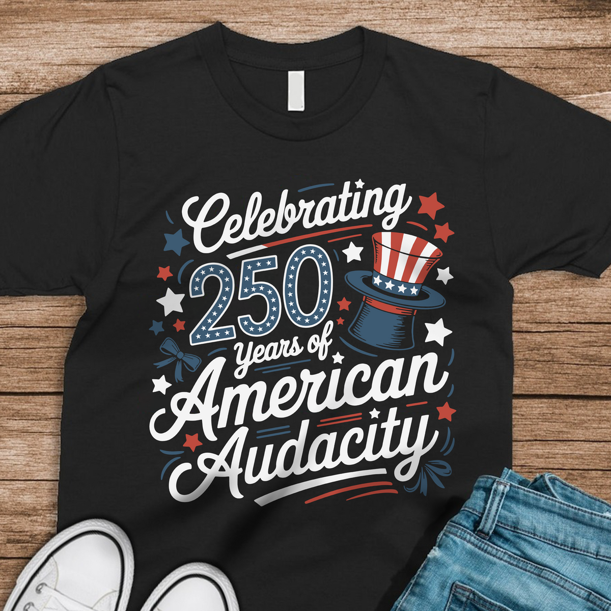 250 Years America 250th Anniversary USA 4th of July Dark Shirt HO82 894810