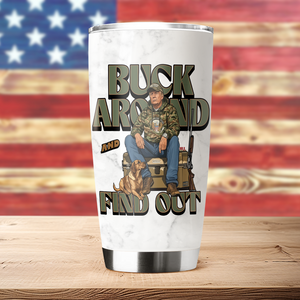 Trump Hunting Gear: Buck Around and Find Out Fat Tumbler LM32 63829