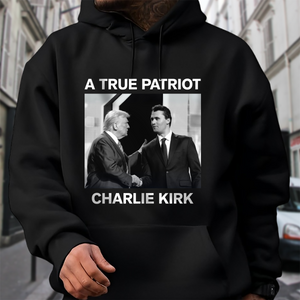 A True Patriot Charlie Kirk Dark Shirt TH10 64469
