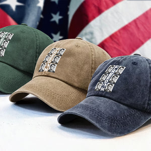 Charlie Kirk Freedom Washed Baseball Denim Cap CH07 67730