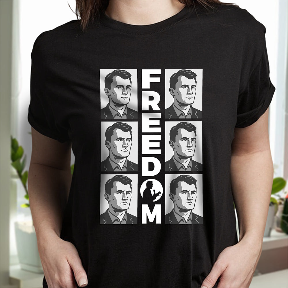 Charlie Kirk Freedom Dark Shirt CH07 67578