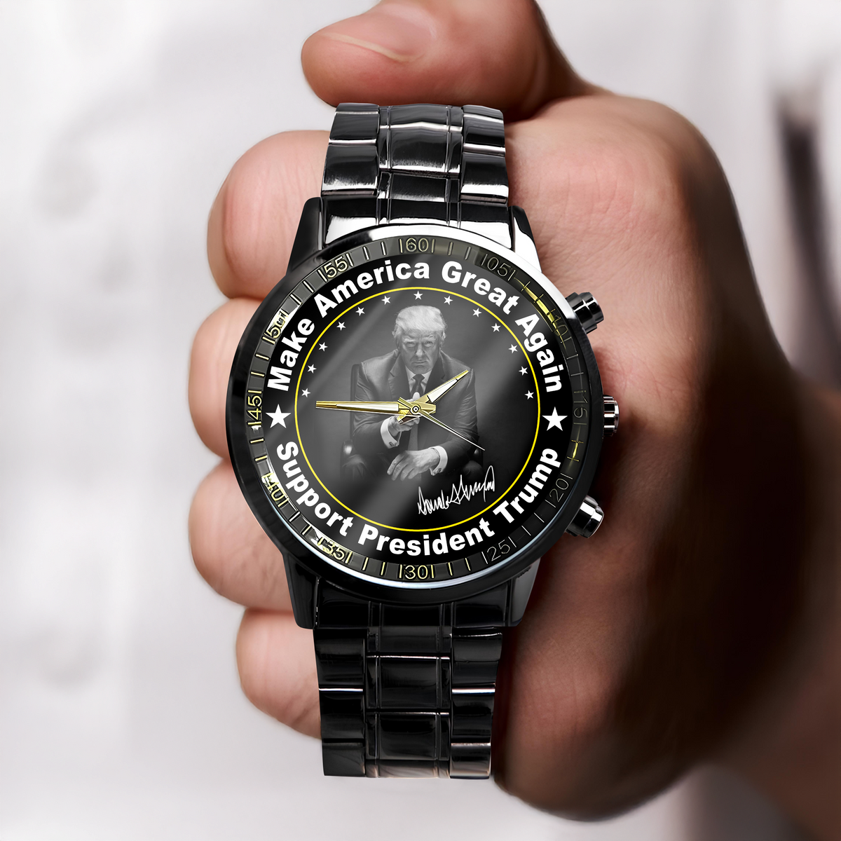 Support The Right President - Donald Trump Photo Wrist Watch HA75 64394