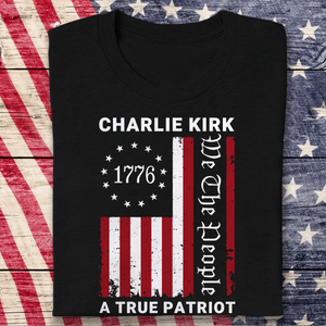 We The People - Pray For Charlie Kirk Memorial Dark Shirt LM32 65467