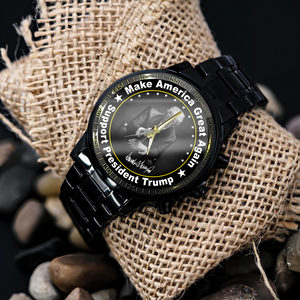 Support The Right President - Donald Trump Photo Wrist Watch HA75 64394