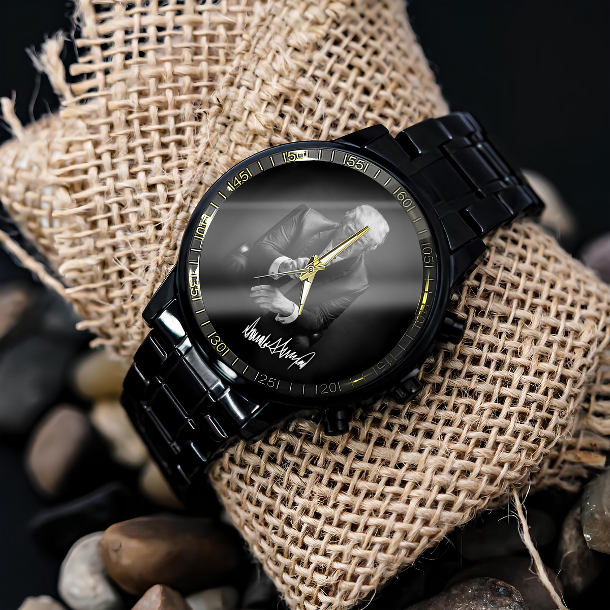 Support The Right President - Donald Trump Photo Wrist Watch HA75 64394