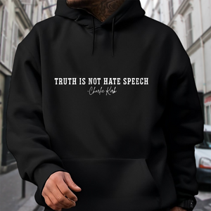 Pray For Charlie Kirk - Truth Is Not Hate Speech Dark Shirt LM32 65671