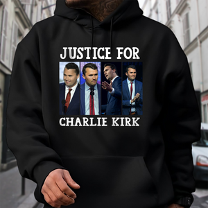 Justice for Charlie Kirk Memorial Dark Shirt LM32 65547