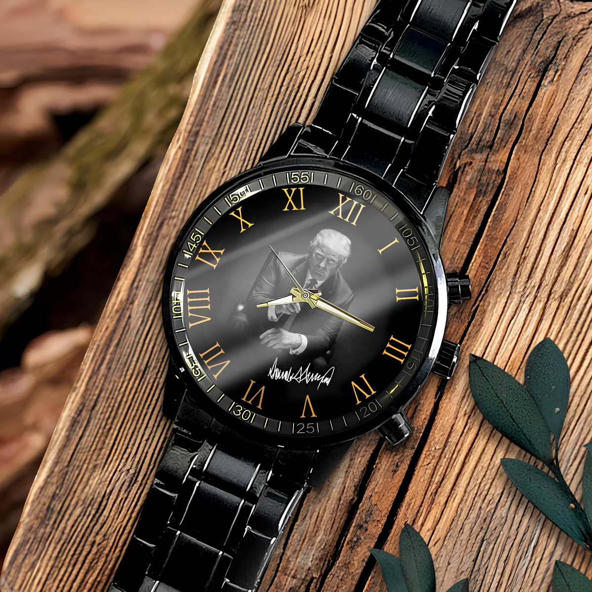 Support The Right President - Donald Trump Photo Wrist Watch HA75 64394