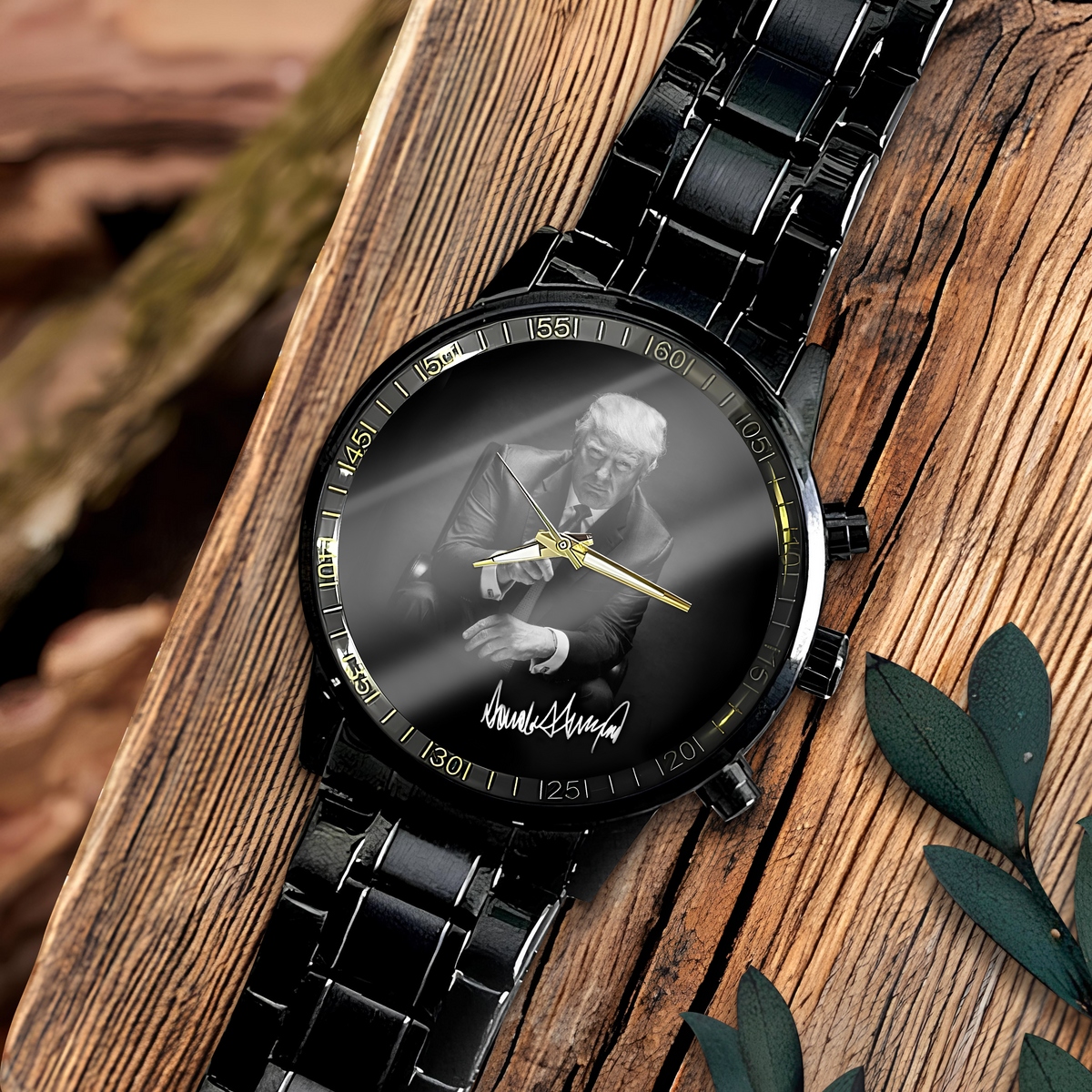 Support The Right President - Donald Trump Photo Wrist Watch HA75 64394