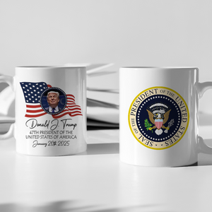 Trump’s Path to Glory - Celebrate Life on Inauguration Day White Mug LM32 65203