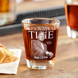 Trump's Time Person of the Year Shot Glass MAGA Gift HA75 67208