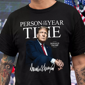 Trump's Time Person of the Year Dark Shirt HA75 64202