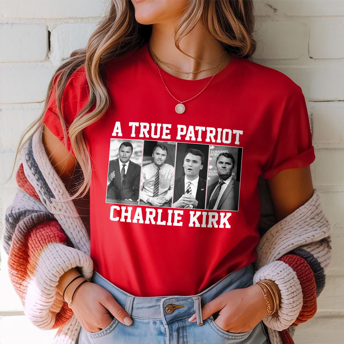 Justice for Charlie Kirk - Prayers Up for Charlie Dark Shirt HA75 64410