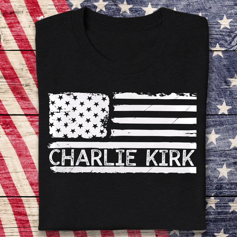 Charlie Kirk Memorial Dark Shirt HA75 644115