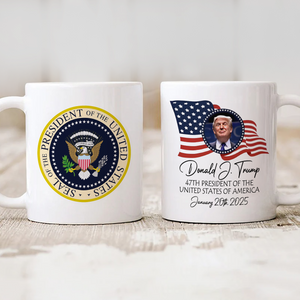 Trump’s Path to Glory - Celebrate Life on Inauguration Day White Mug LM32 65203