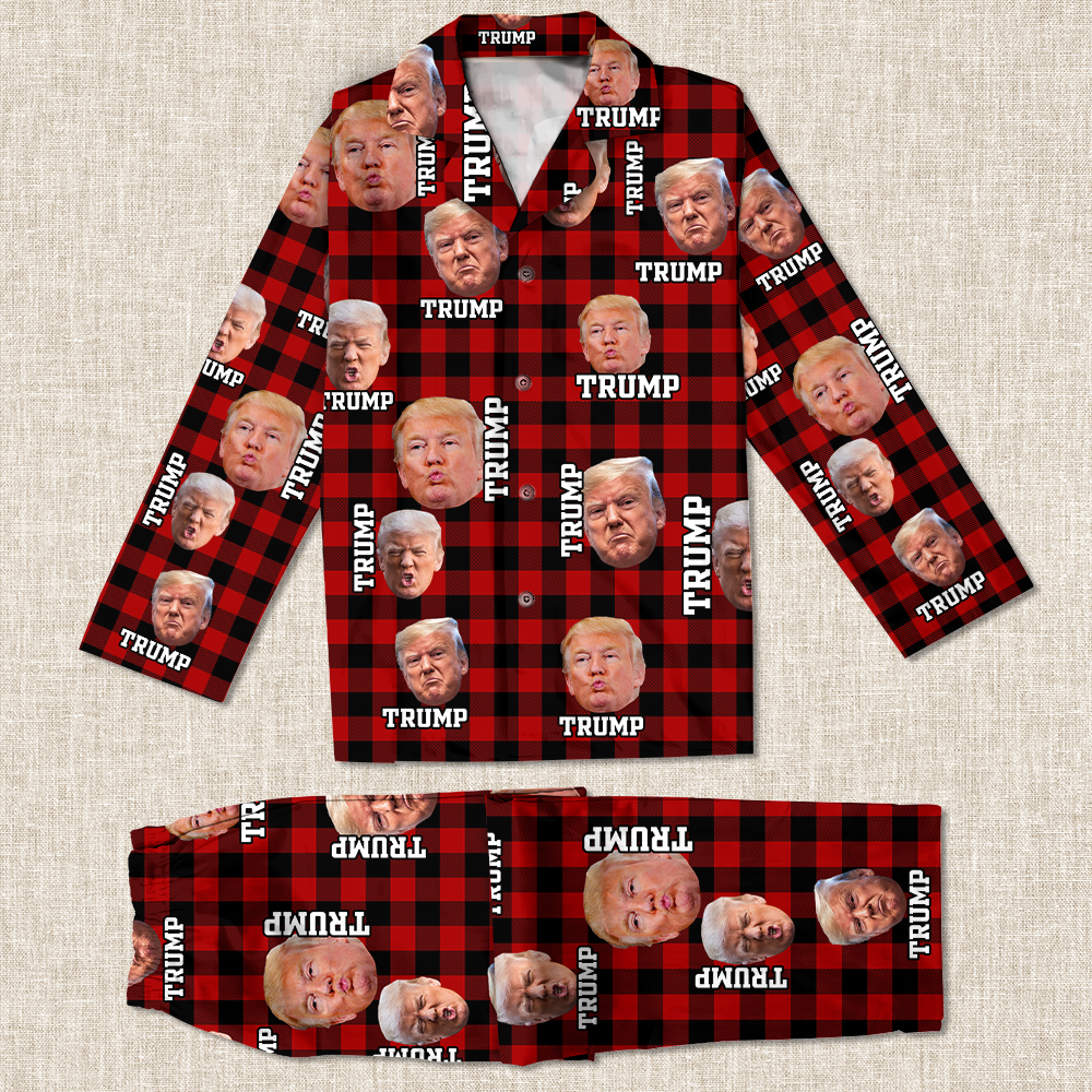 Custom Trump Photo Trump MAGA Pajamas Funny Gift HA75 67192