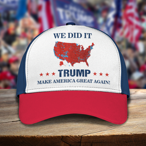 We Did It Trump Make America Great Again Classic Cap HA75 64040