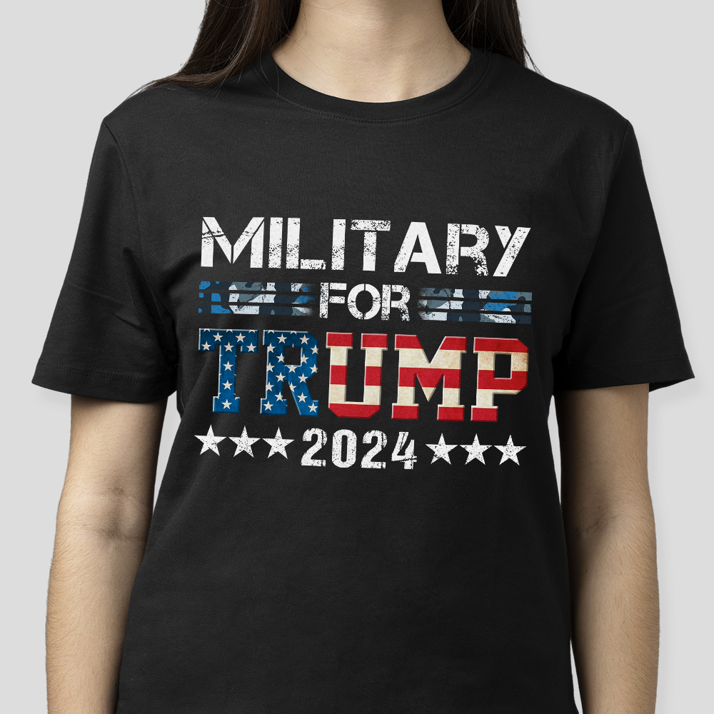 Dad Grandpa Veterans For Trump 2024 American Flag Camo Dark Shirt HO82 62906