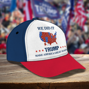 We Did It Trump Make America Great Again Classic Cap HA75 64040