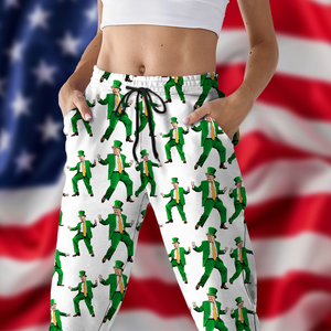 Personalized Trump St Patrick's Day Dancing Sweatpants Gift For Trump Lovers N304 HO82 65600