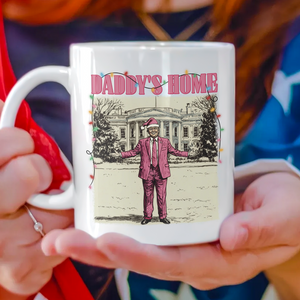 Daddy's Home White House Pink Trump Mug HA75 63740