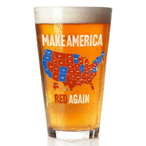 Make America Red Again Beer Glass Gift for Trump Lovers HA75 67094