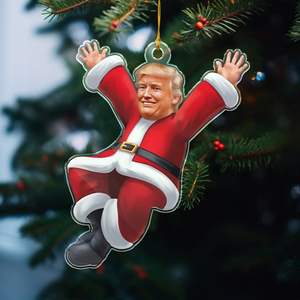 Trump Santa The Greatest Human Being Acrylic Ornament, Holiday Decor For Trump Fans HA75 63812