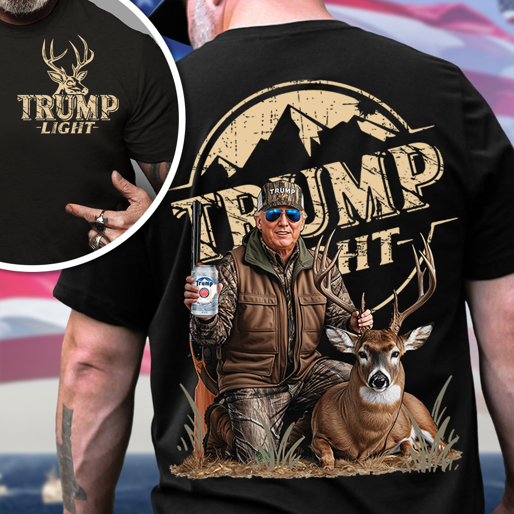 Custom President Trump Deer Hunting Back And Front Shirt TH10 63585