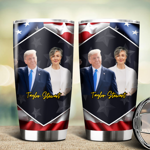 Custom Photo Trump Stand With My Mom, My Dad For Mother's Day Fat Tumbler LM32 65317