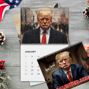 Trump 2025 Wall Calendar Funny Gift Trump Gift N369 LM32 65069