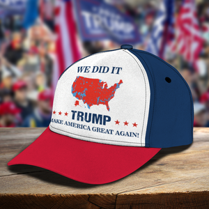 We Did It Trump Make America Great Again Classic Cap HA75 64040