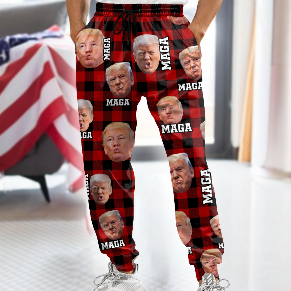 Custom Trump Photo Trump MAGA Sweatpants Funny Gift HA75 67190