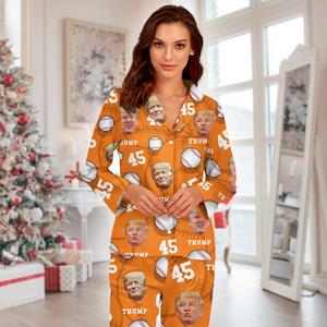 Custom Trump Face And Name Baseball Pajamas LM32 63943