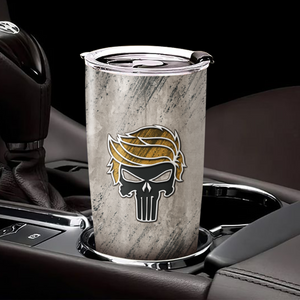 Patriotic Trump MAGA 47 Punisher Fat Tumbler LM32 63997