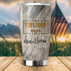 Patriotic Trump MAGA 47 Punisher Fat Tumbler LM32 63997