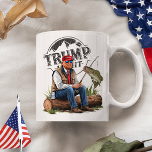 Trump Light Fishing Lovers Gift White Mug HO82 65486