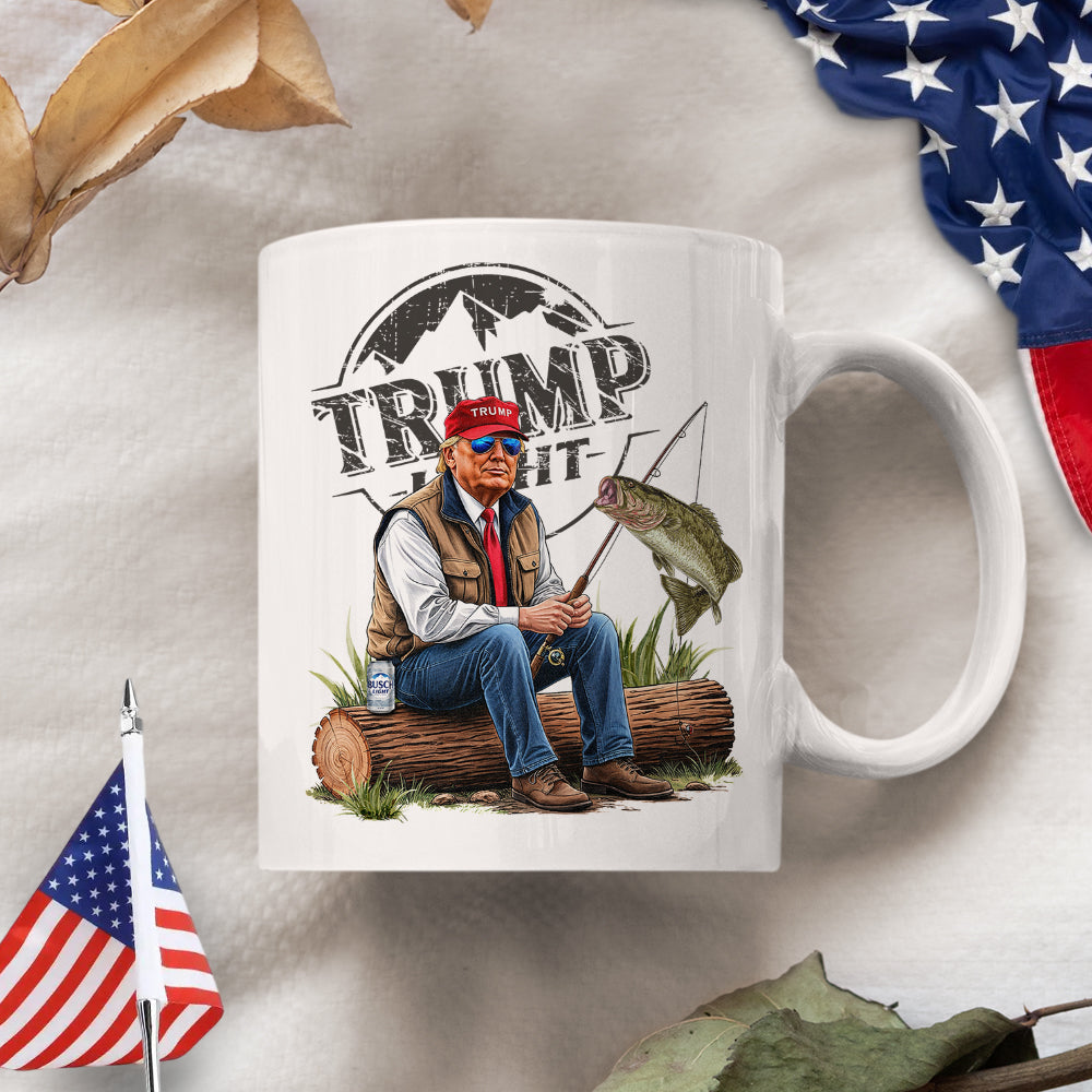 Trump Light Fishing Lovers Gift White Mug HO82 65486