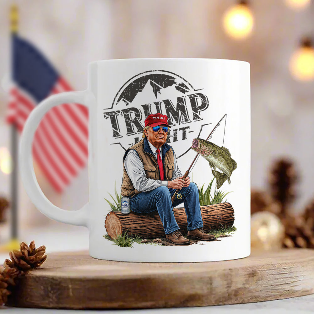 Trump Light Fishing Lovers Gift White Mug HO82 65486