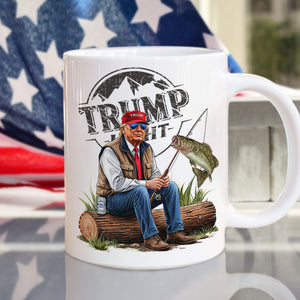 Trump Light Fishing Lovers Gift White Mug HO82 65486