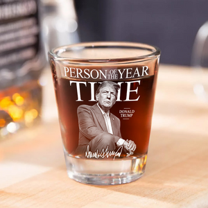 Trump's Time Person of the Year Shot Glass MAGA Gift HA75 67208